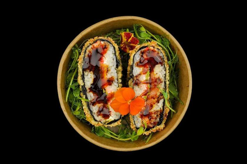 SUSHI BURGER Łosoś Surowy