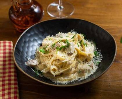 Tagliatelle con Funghi di Bosco