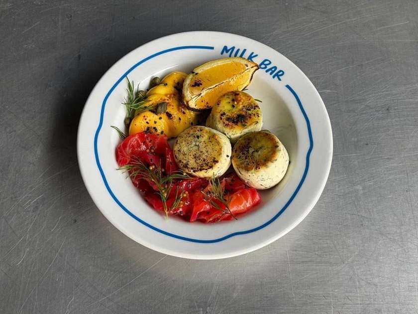 Syrniki with Salmon