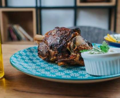 Pork Knuckle Baked in the Oven