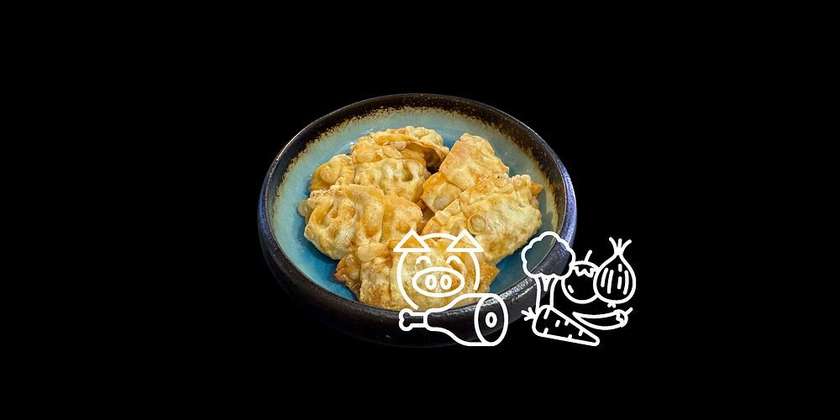 Pierogi Gyoza z Wieprzowiną i warzywami
