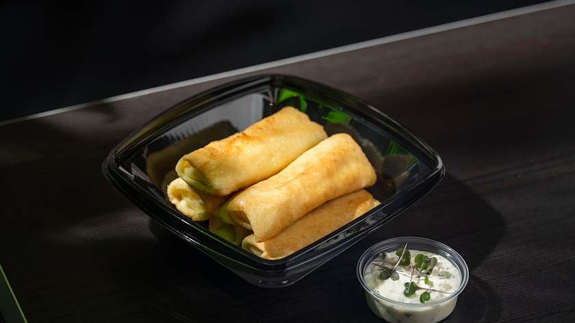Rolled Pancake with Mushrooms 10 pieces (Frozen)