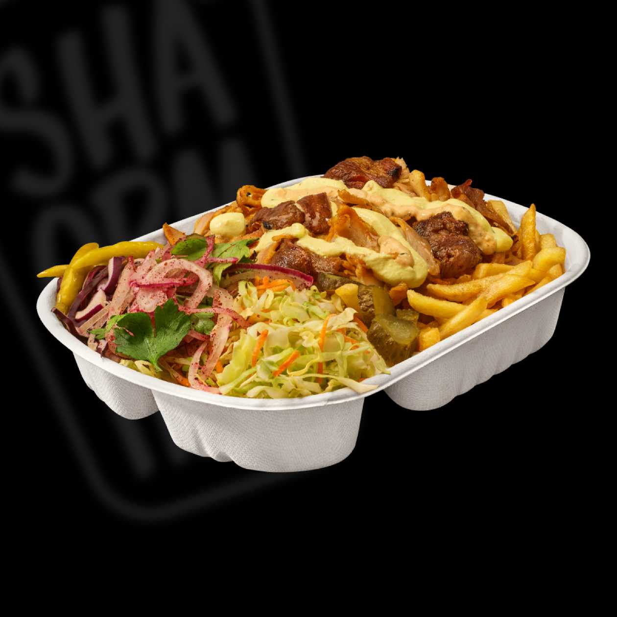 Shaorma la farfurie crispy
