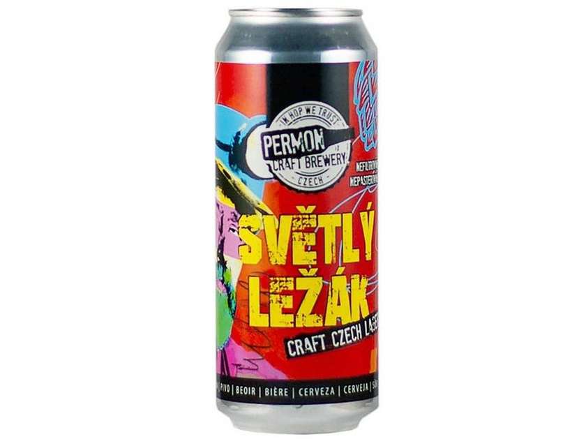 Permon - Světlý ležák 12° 0,5l