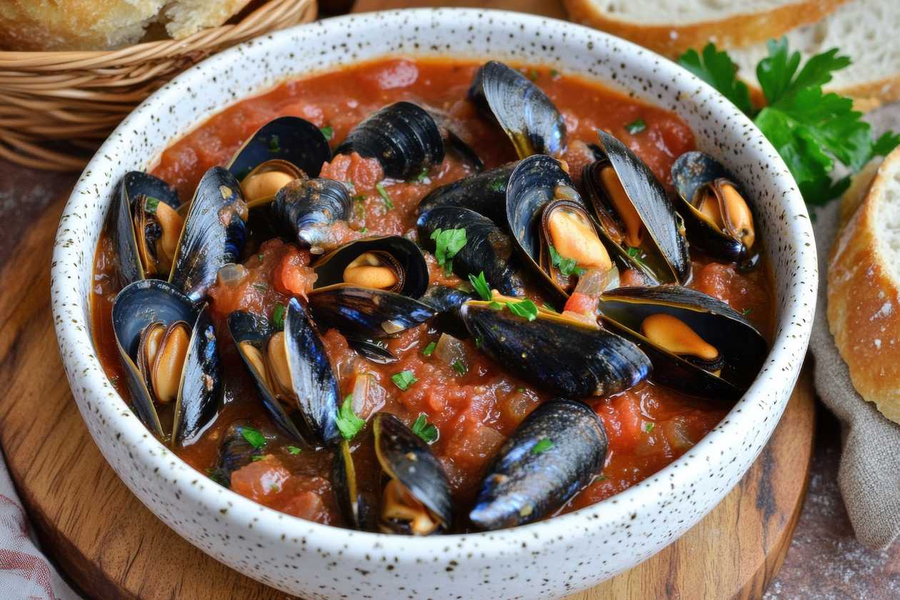 Pepata di cozze alla marinara
