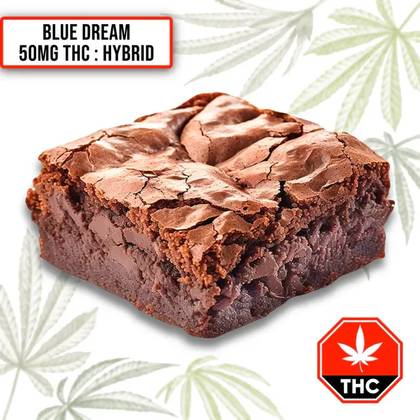 Khalifa Kush Indica Cannabis Brownie 50mg THC