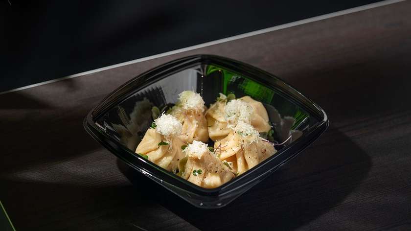 Mushroom Khinkali with Truffle Oil