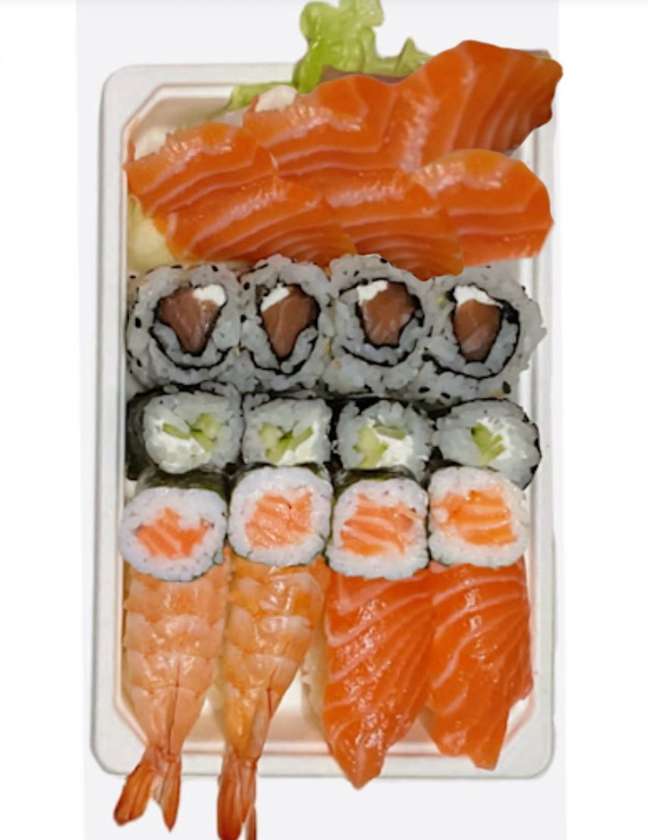M9. Menú com Sashimi e Nigiri (22 Peças)
