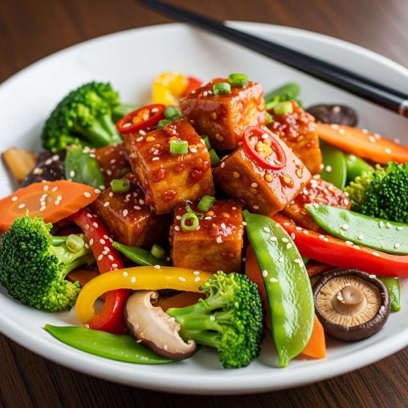 Spicy Tofu with Vegetables