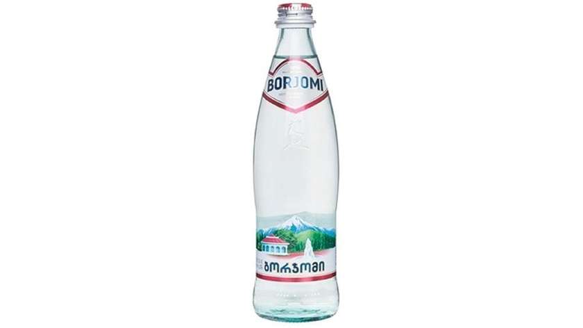 carbonated water (Borjomi)