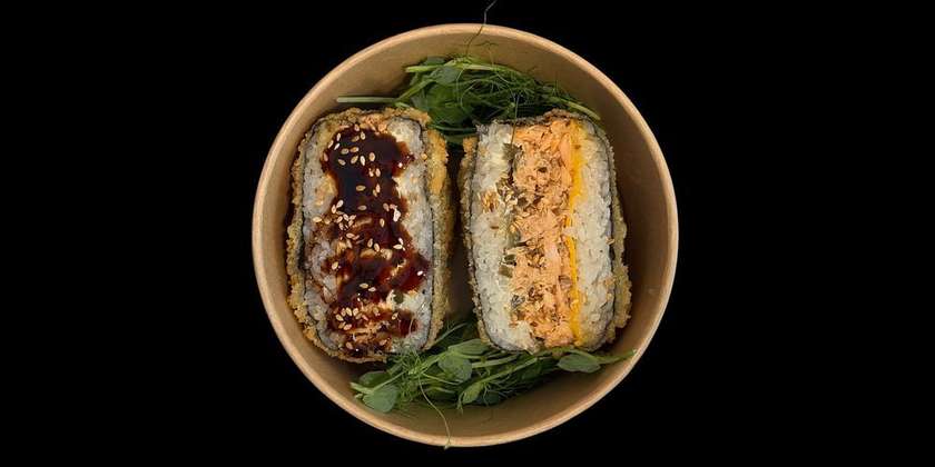 SUSHI BURGER Łosoś Pieczony JALAPENO (ostry)