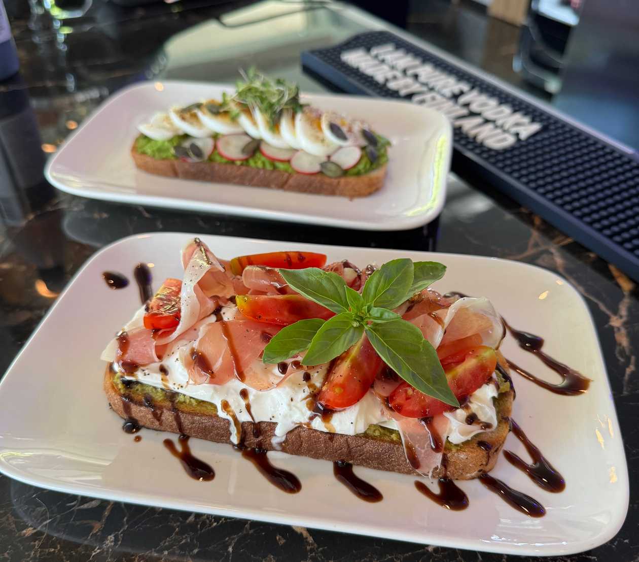 Burrata Open Sandwich