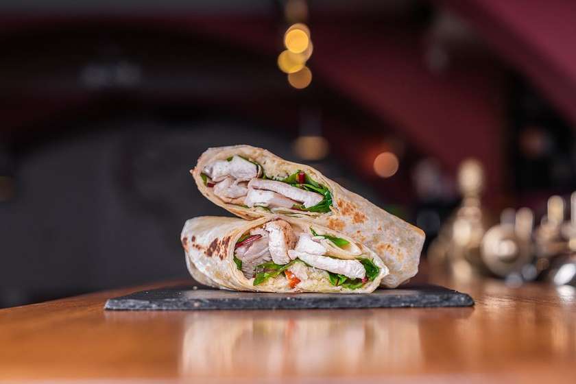 Parmesan Chicken Bacon Wrap