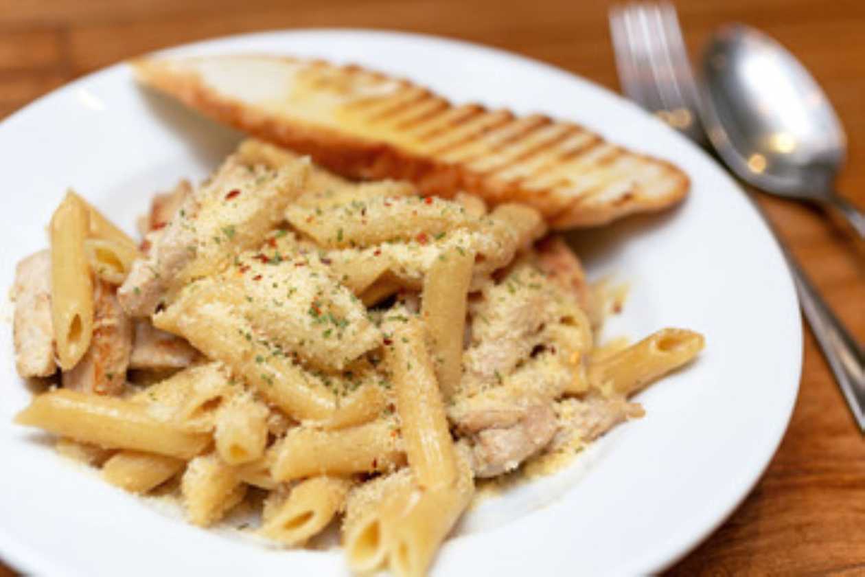 Pasta with blue cheese