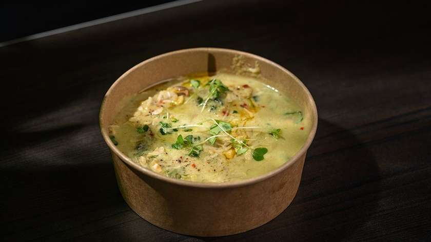 Mushroom Soup with Truffle Oil