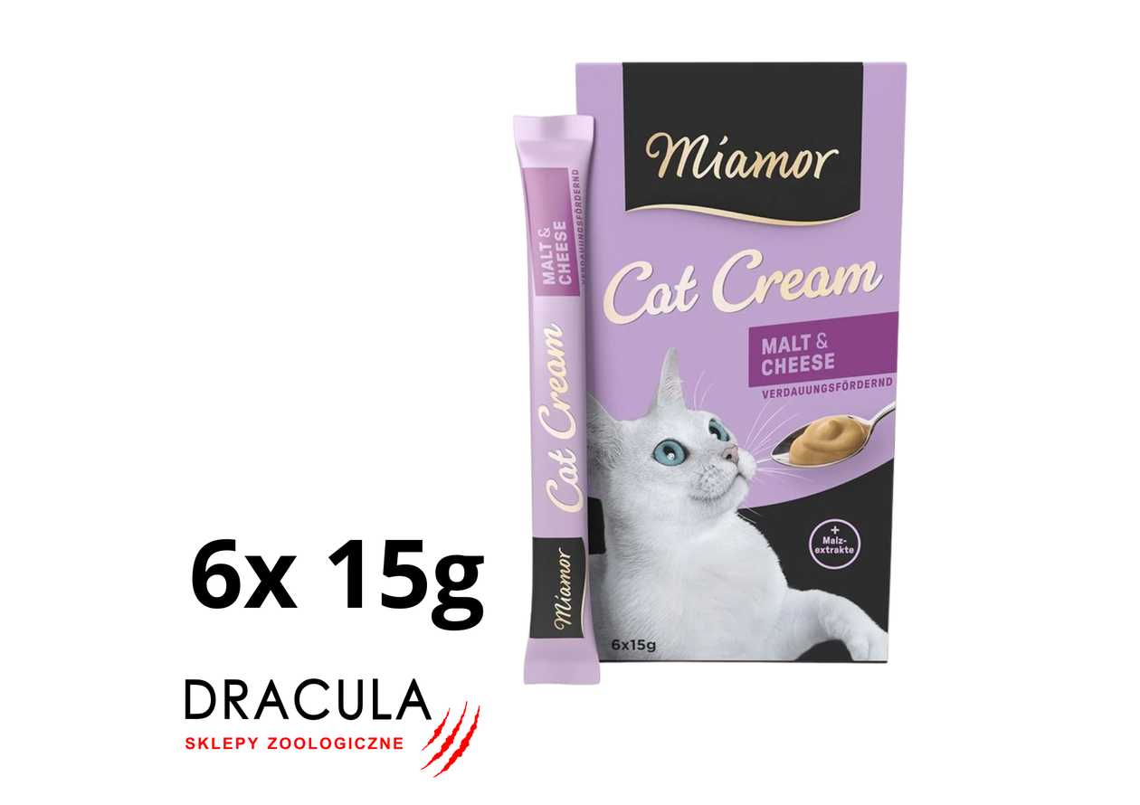 Miamor Cat Cream Malt with cheese 6x15g