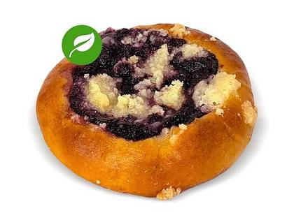 Veganský koláč s borůvkama a kokosovým krémem