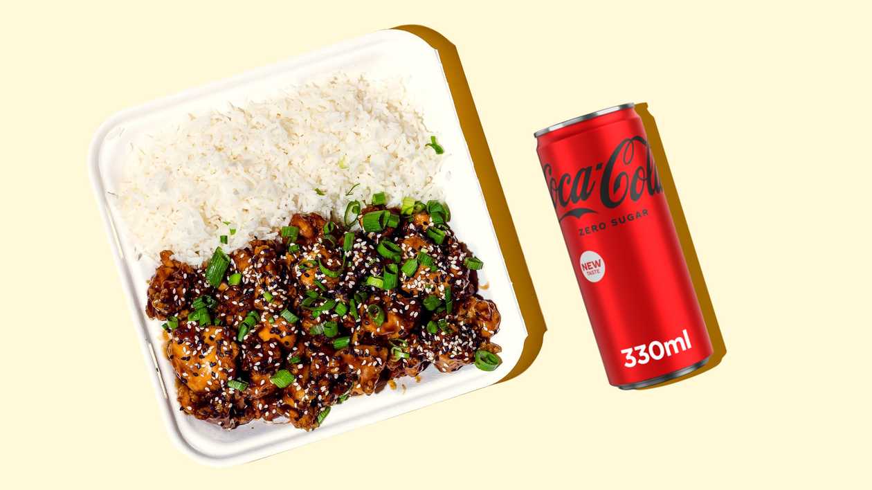 Kraukšķīgā Teriyaki vista  XXL + Dzēriens