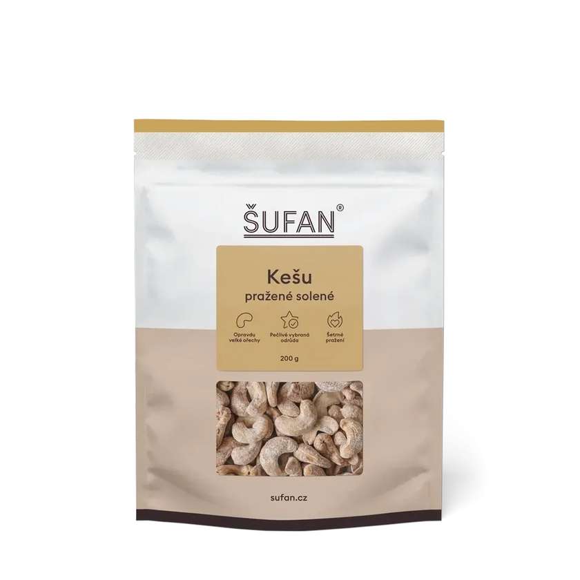 Kešu pražené solené 200g
