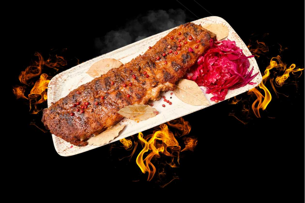 Pastrami pork rib (pork chop)