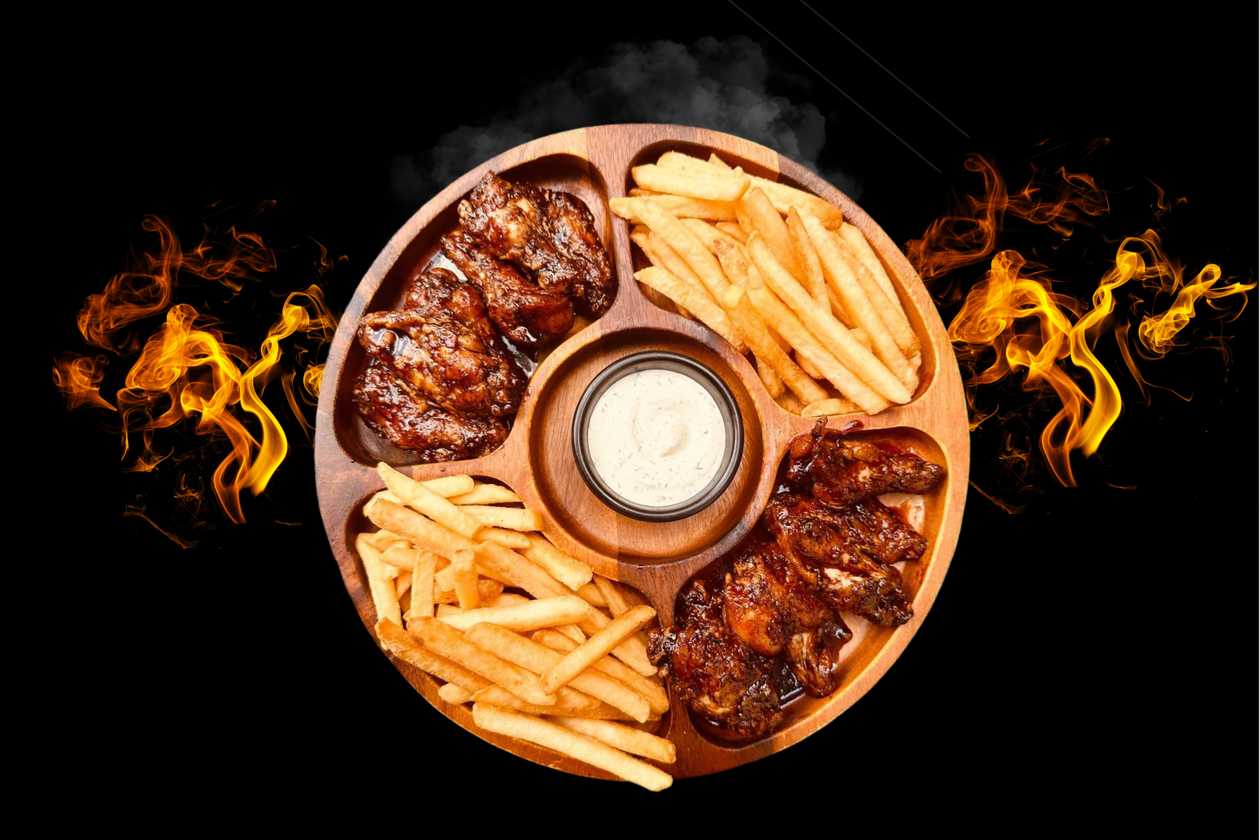 Sticky cola wings, 300g