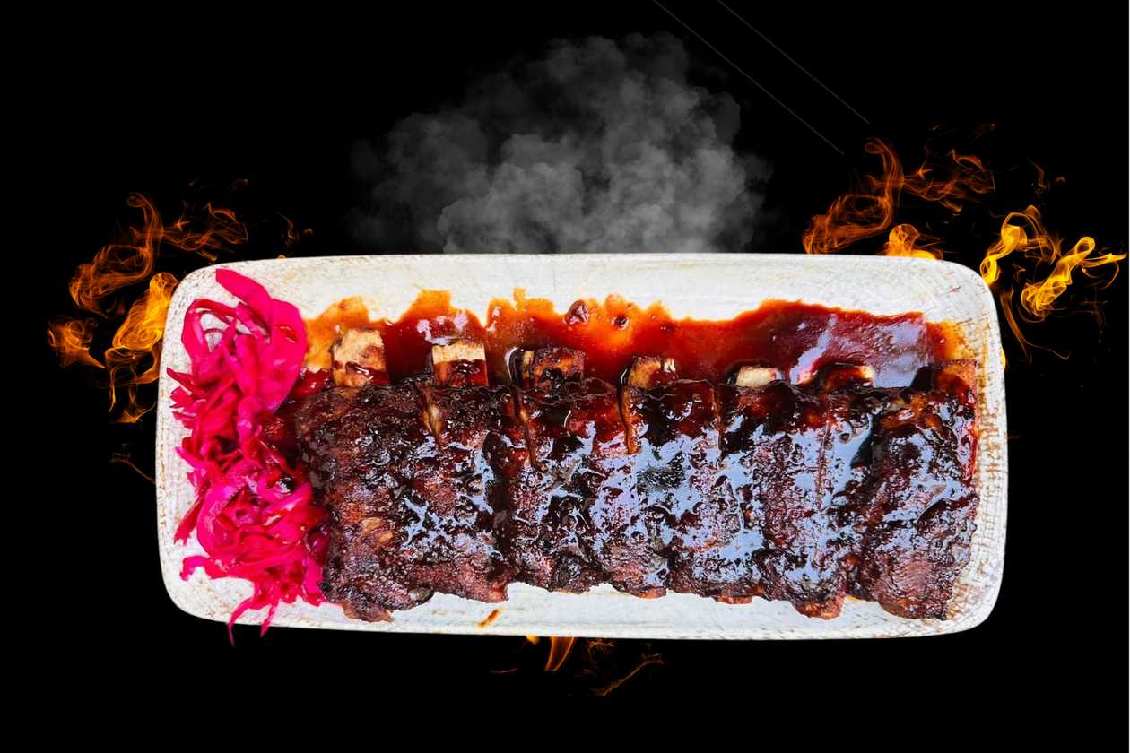 Veal ribs GLAZE WITH WHISKEY 400Gg