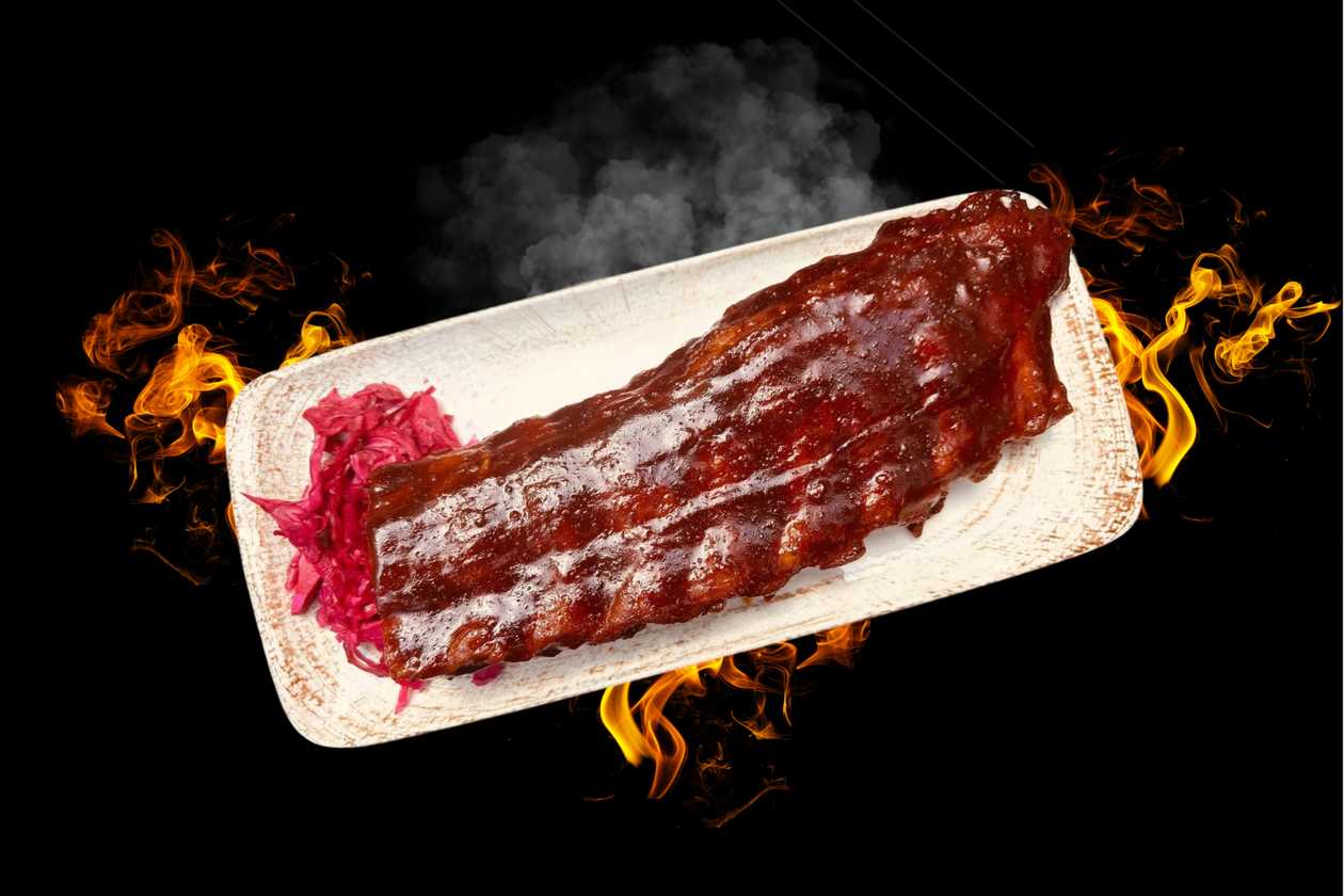 Classic BBQ pork ribs 400g