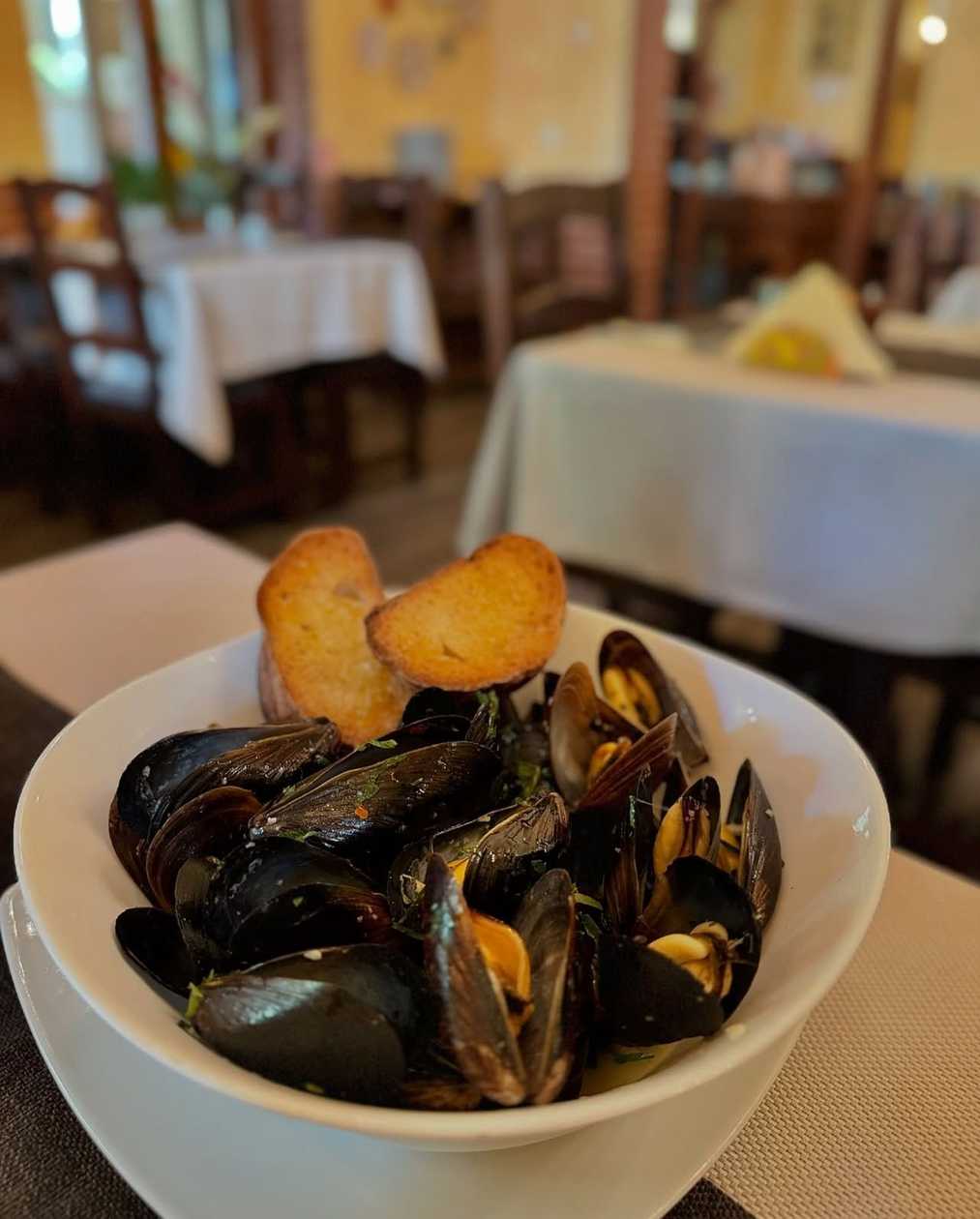 Supă de scoici în sos alb