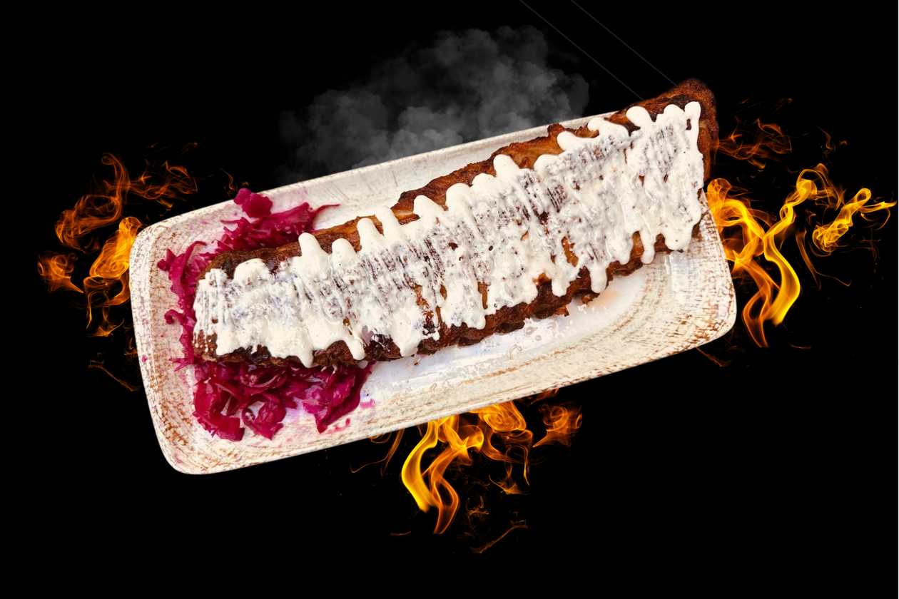 Rib with garlic (pork tenderloin)