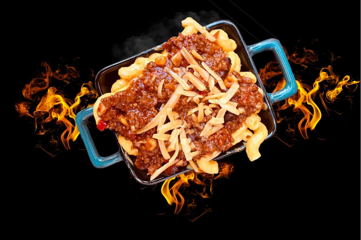 Mac & Cheese with Chilli with hot meat 350g