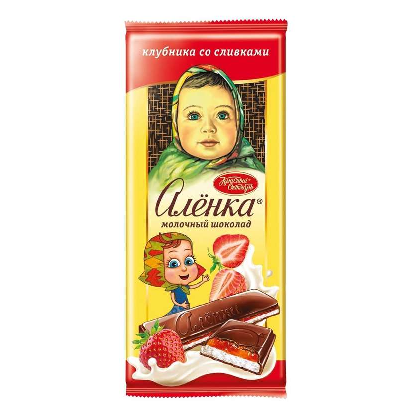 CIOCOLATA CU LAPTE "ALENKA CU UMPL DE LAPTE SI JELEU 87GR