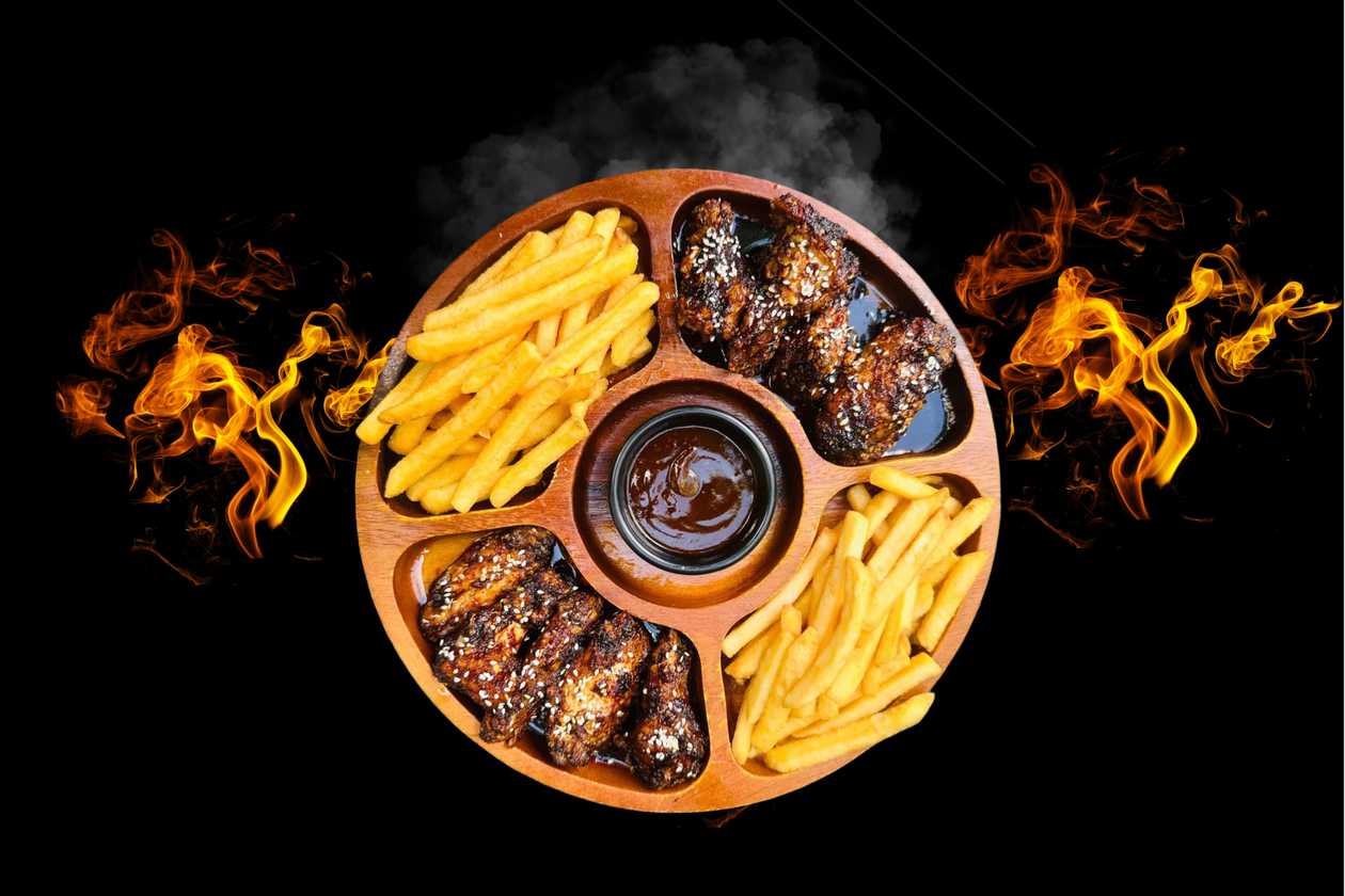 Wings with soy, ginger and sesame , 300g