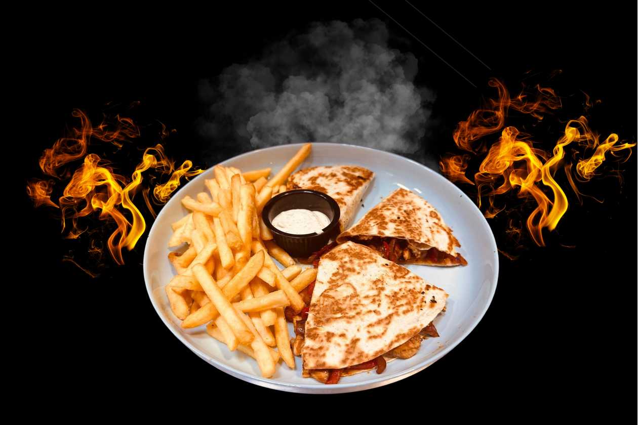 Burger Quesadilla - beef