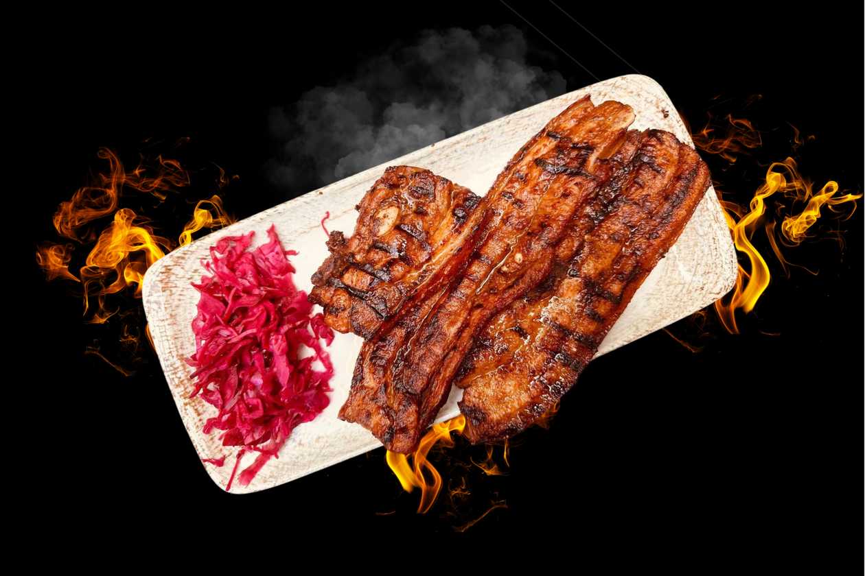 Marinated pork breast (boneless pork breast)