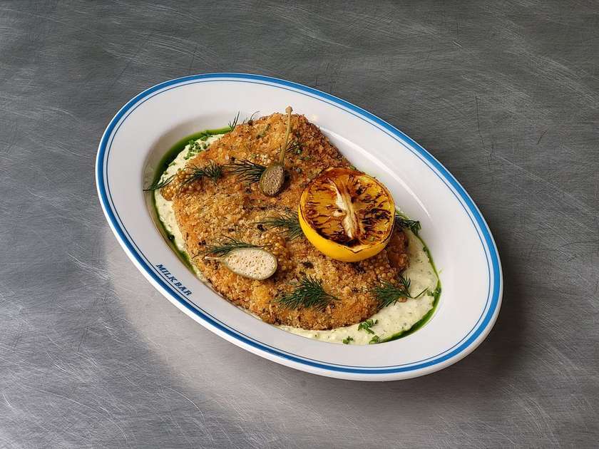 SCHNITZEL WITH TARTAR SAUCE