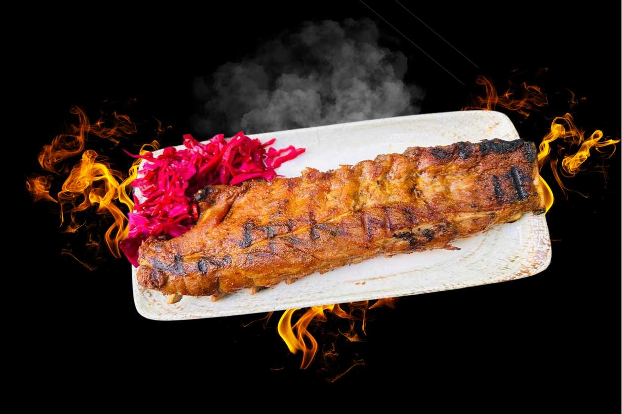 Simple grilled rib (pork tenderloin)