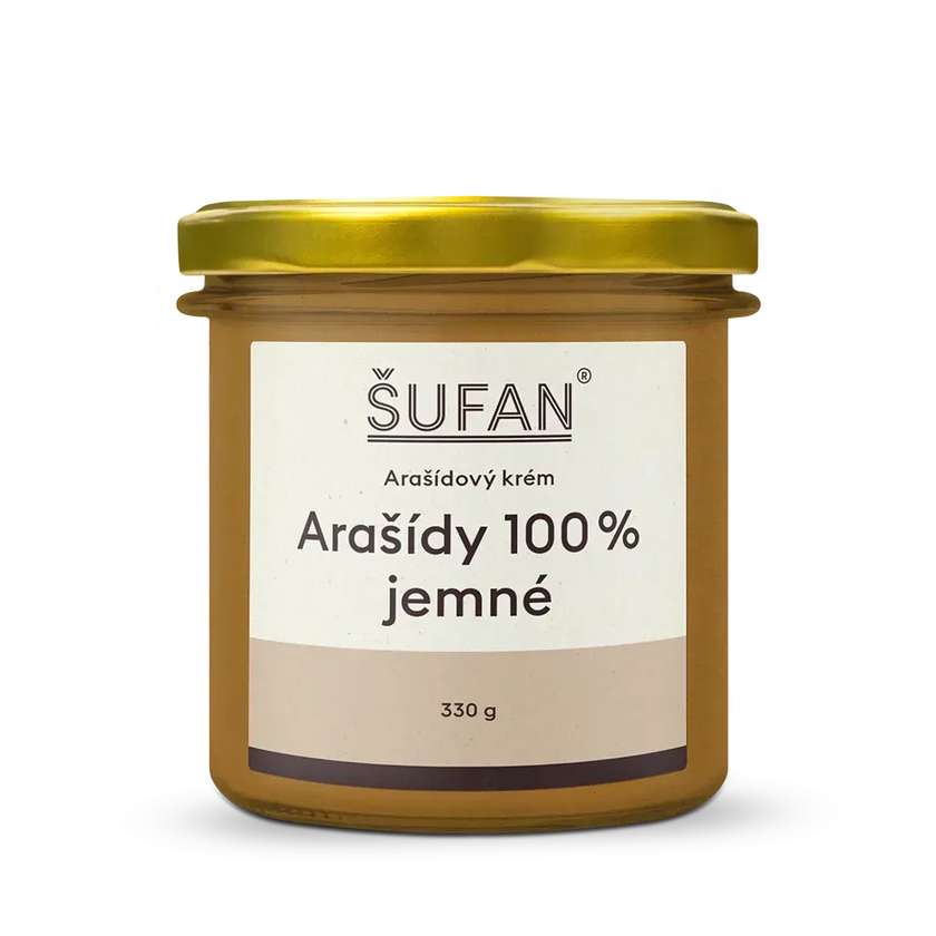 Arašídové máslo jemné 100% 330g