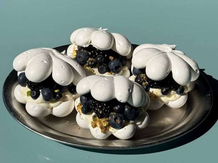 SHELL WITH DARK BERRIES