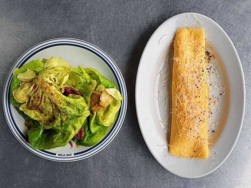 OMELET WITH STRACCIATELLA
