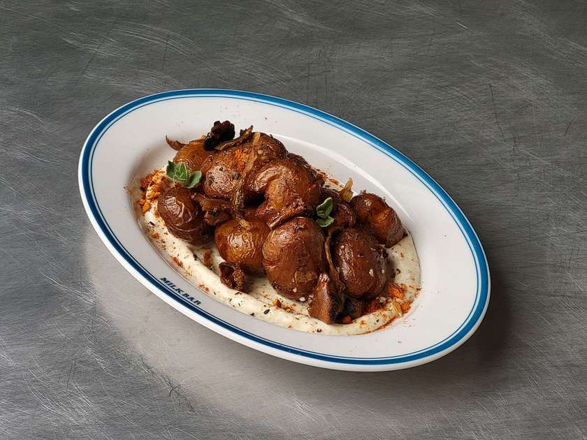 POTATOES WITH MUSHROOMS