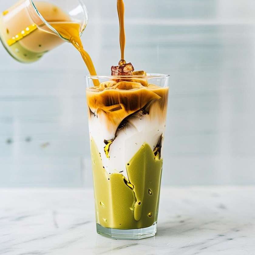 Pistachio Iced Coffee