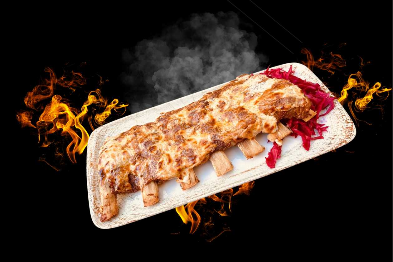 Veal ribs in cheese crust 400g