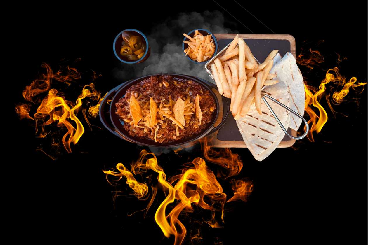 Chilly con carne - Hot, 400g (Minced meat with chili, jalapeno and cheddar cheese)