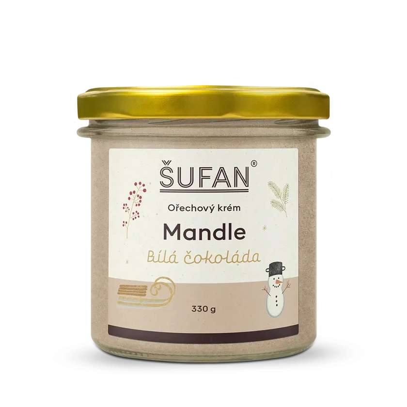 Mandle bílá čokoláda 330g