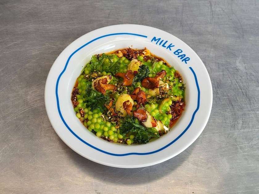 MILLET PORRIDGE WITH CHANTERELLES