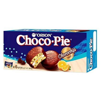 CHOCO PIE CHOCOCHIP 6*30GR