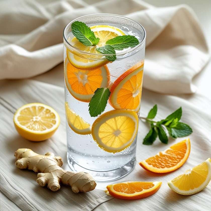 Lemon • Orange • Ginger • Mint