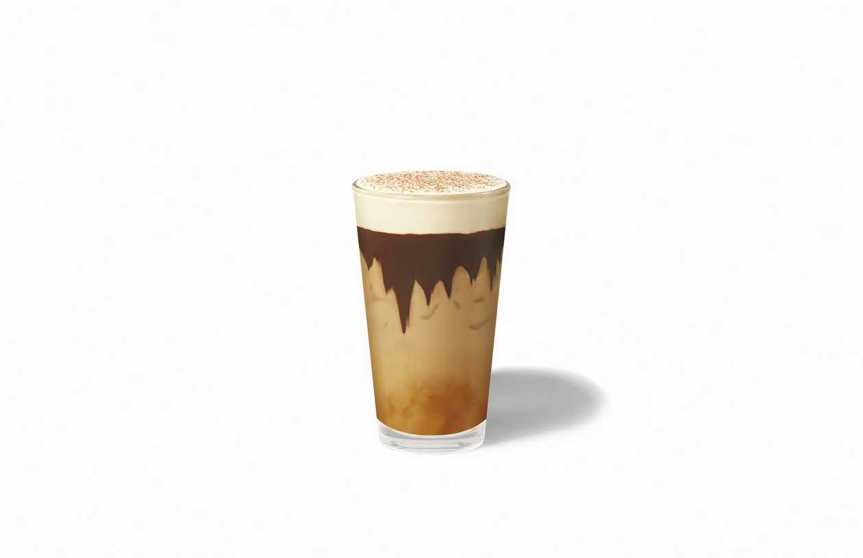 Tiramisu Cream Iced Latte  [contains Milk]