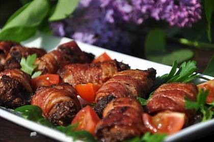 Chicken Liver in Bacon