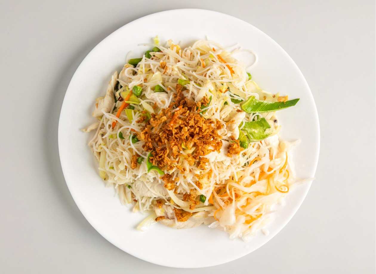 Thajské ryžové rezance s tofu